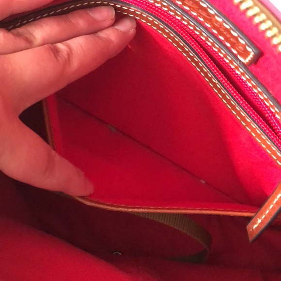 Dooney and Burke Bubblegum Pink Pebble Leather Satchel Bag - Picture 7 of 13